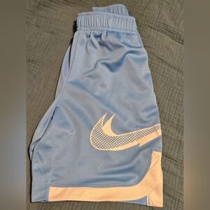 Nike Kids Dri-Fit Light Blue Drawstring Shorts Size M